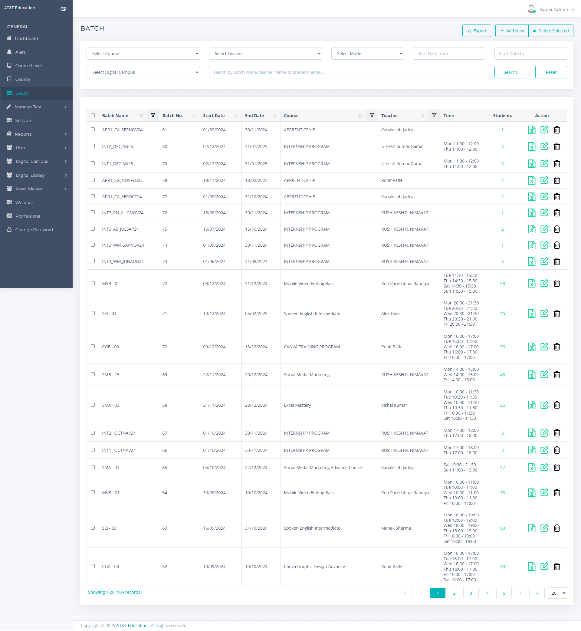 Online Education Portal