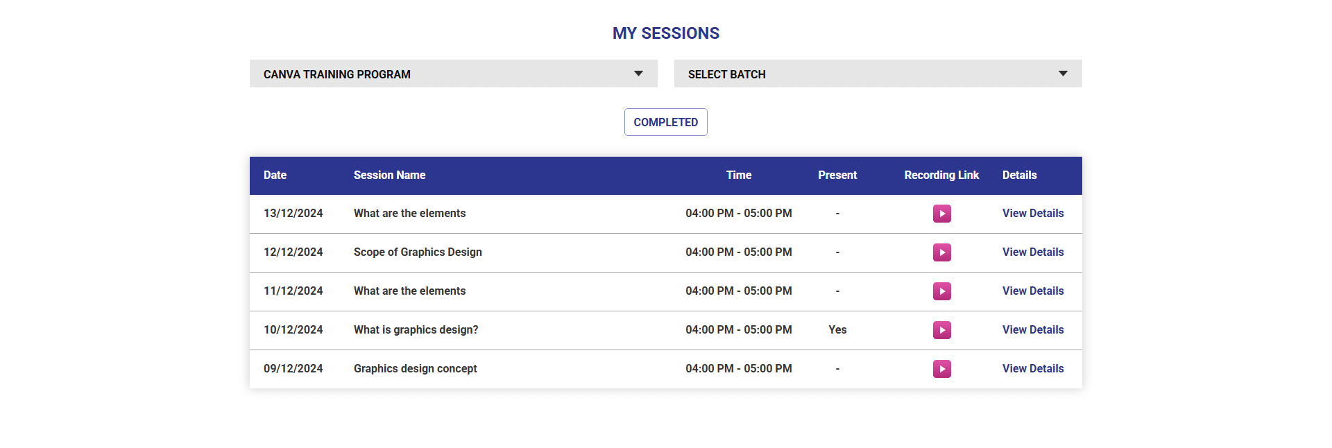 Online Education Portal