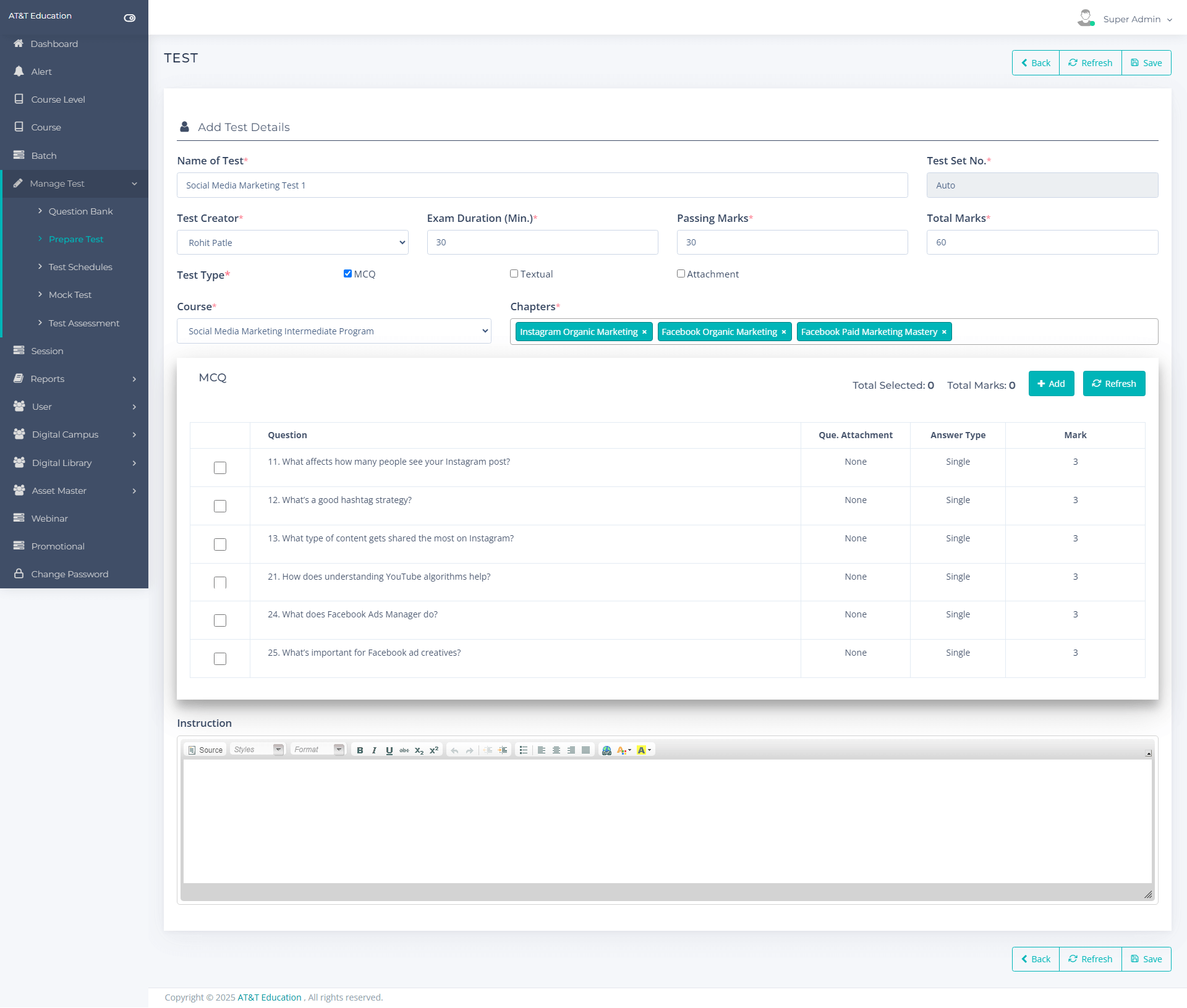 Online Education Portal