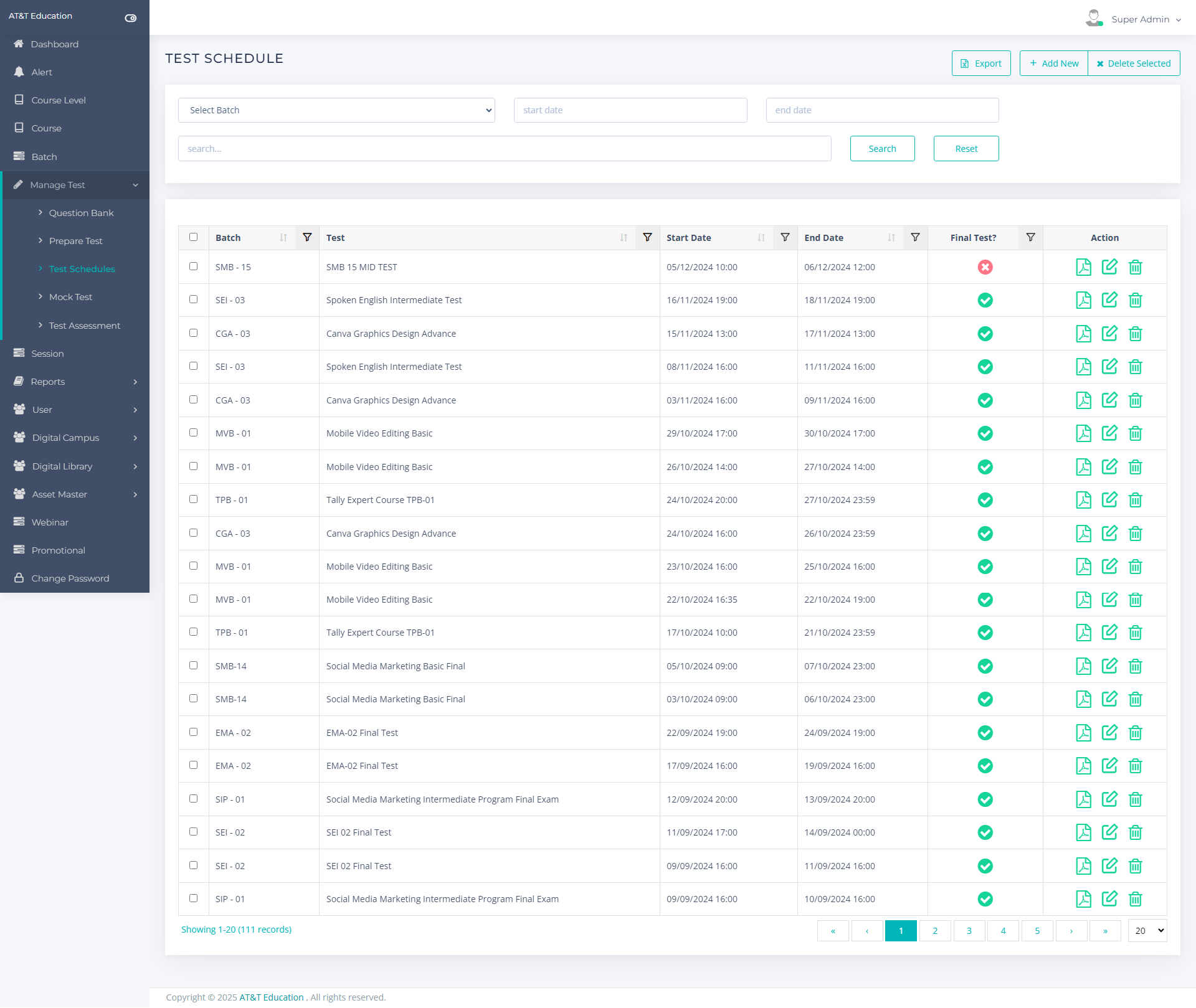Online Education Portal