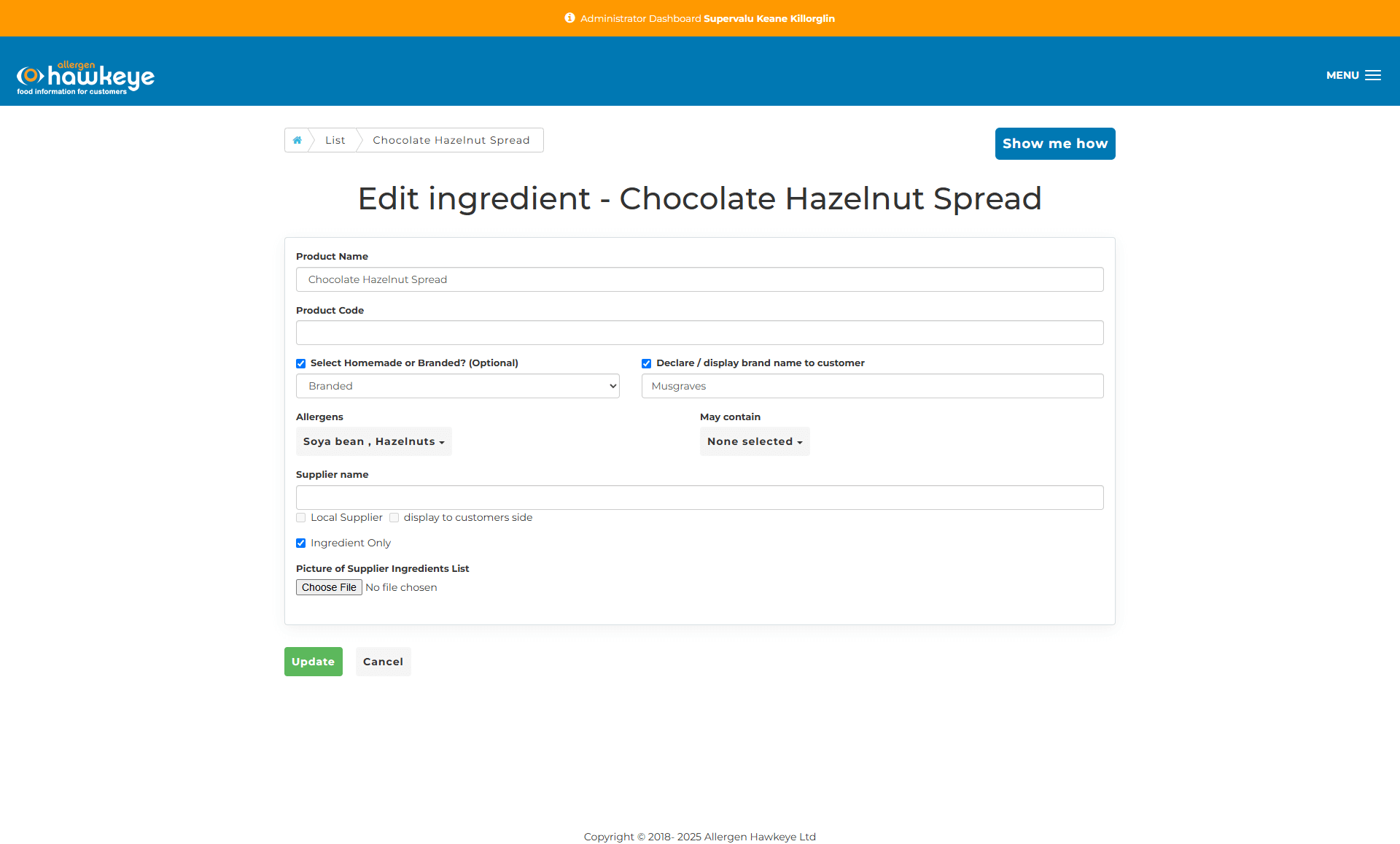 Allergen Hawkeye