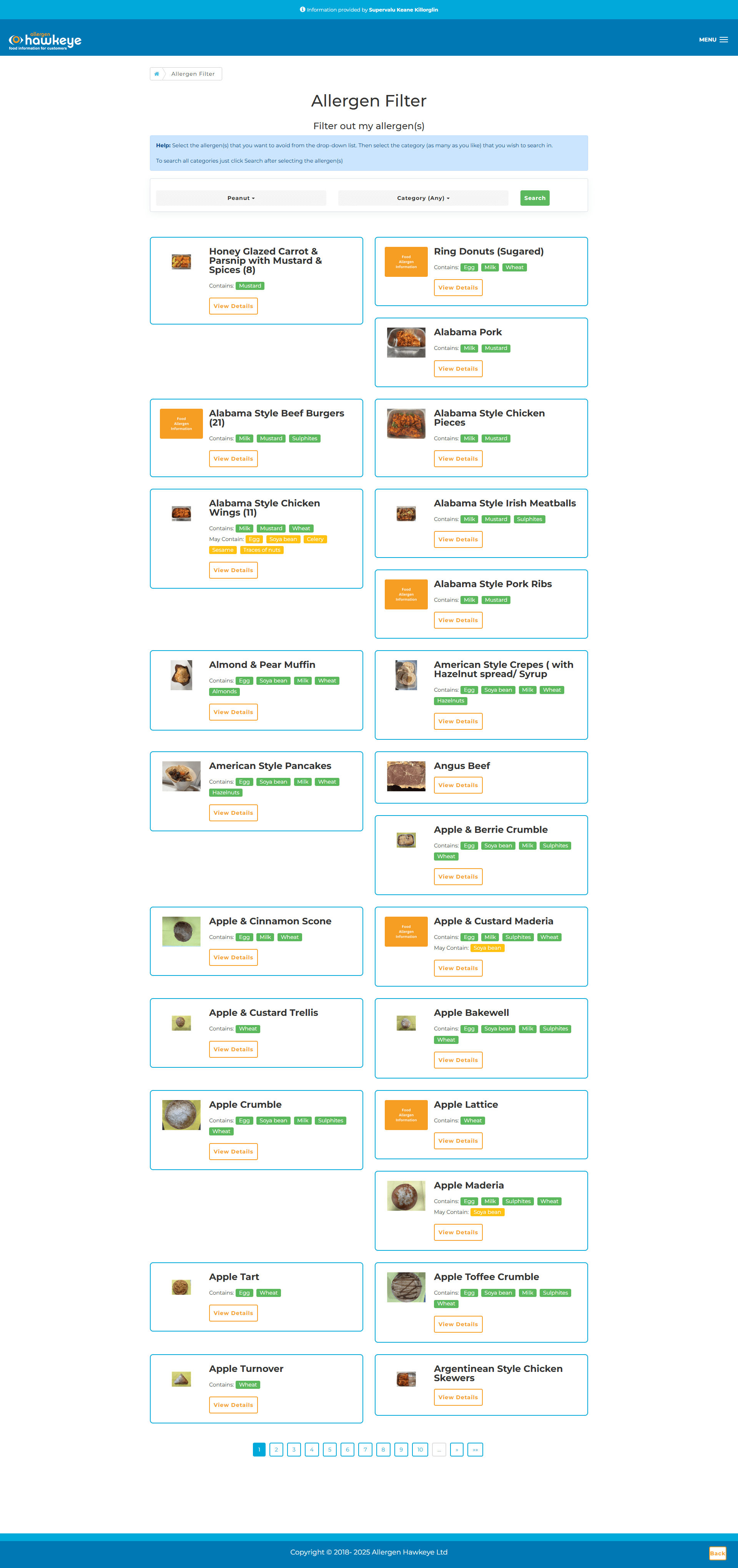 Allergen Hawkeye