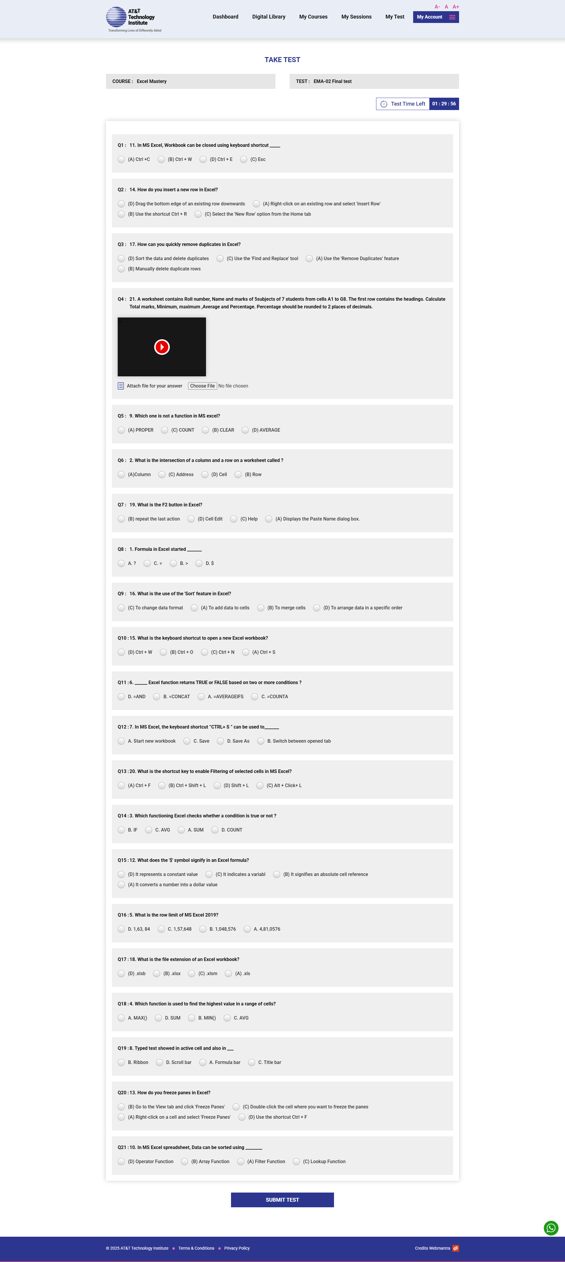 Online Education Portal