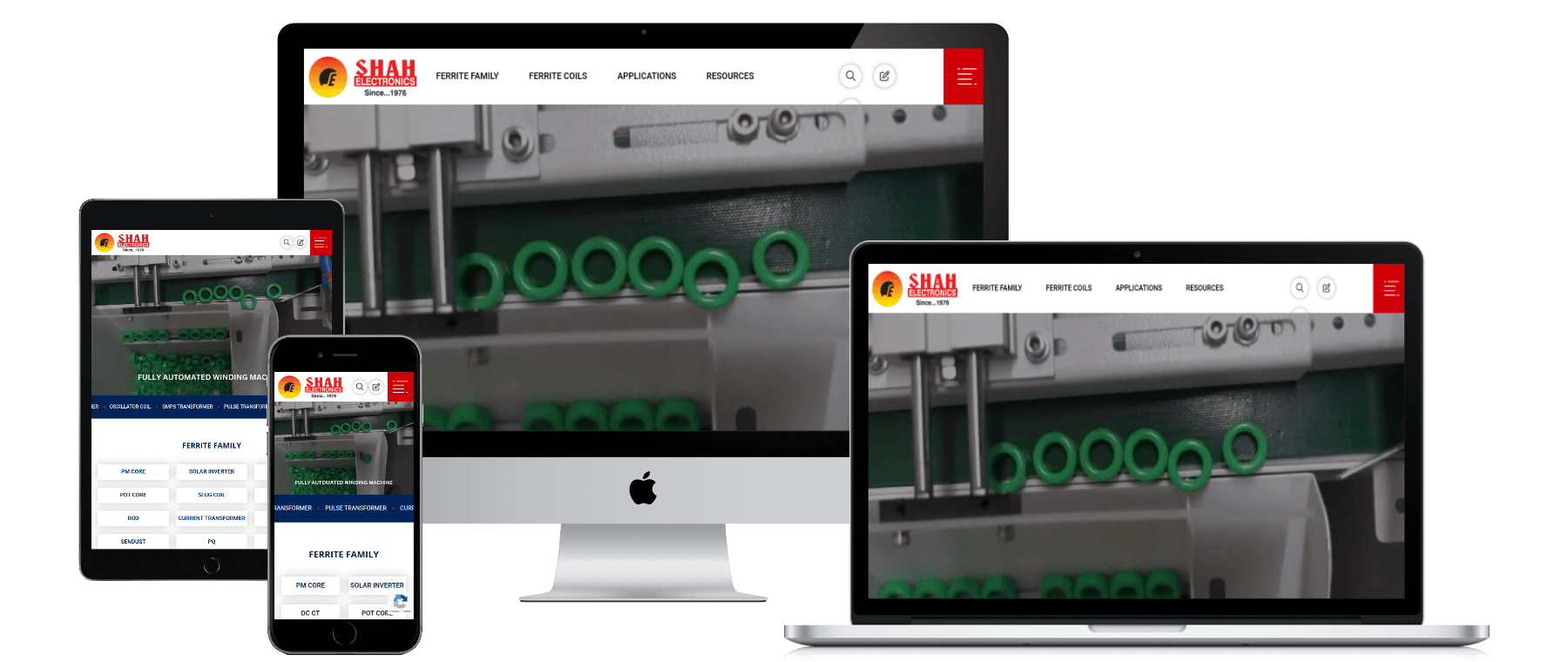 Shah Electronics Corporate Website